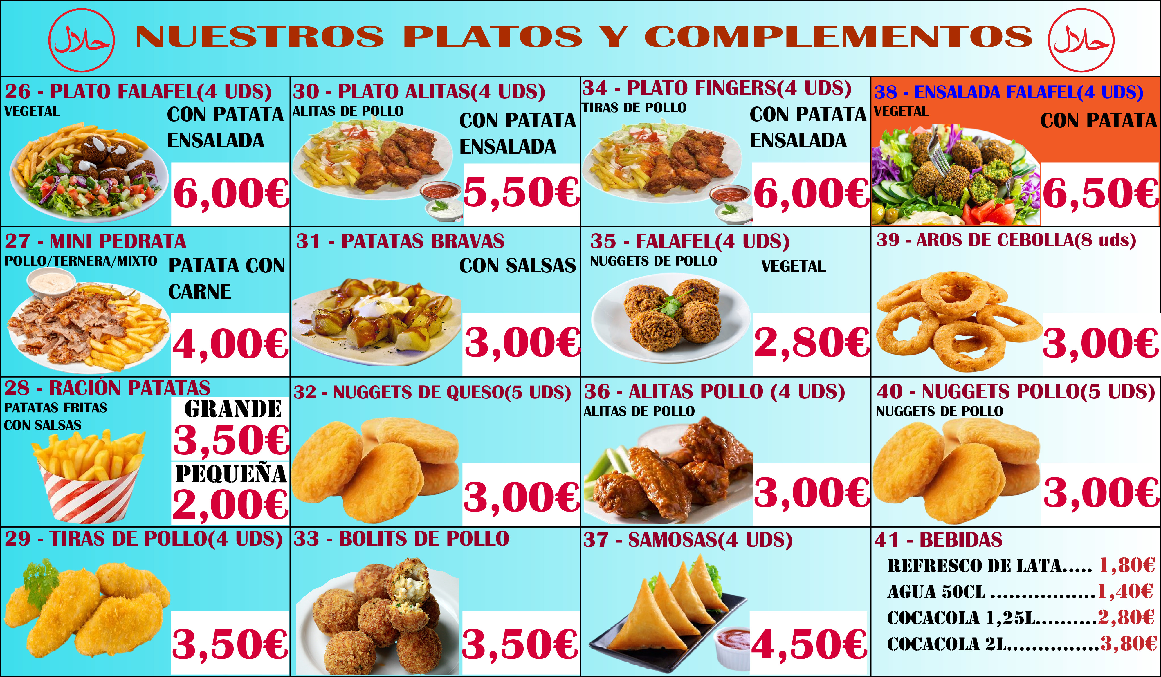 menus